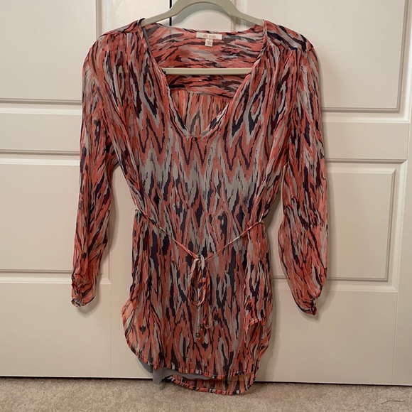 Ella Moss small tunic with grey tank top - Picture 1 of 16